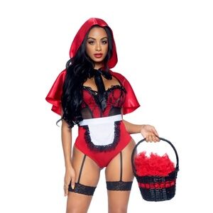 Lovers Lane Naughty Miss Red Costume